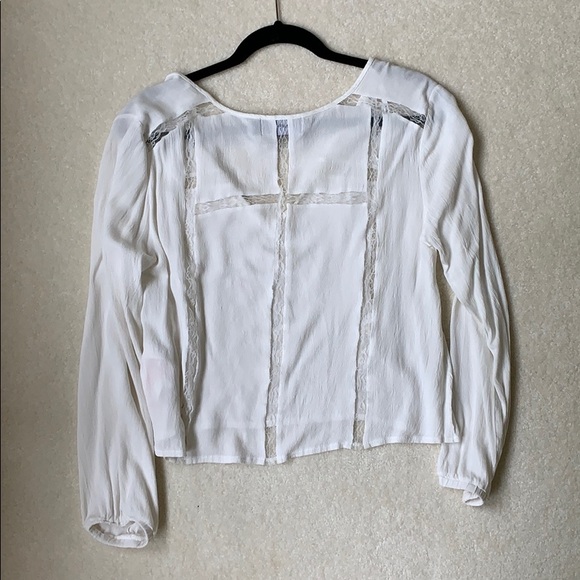 Mink Pink Top with Lace Detailing - Picture 2 of 3